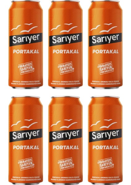 Portakal 330 ml Kutu 6 lı