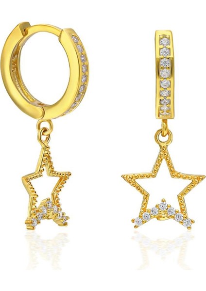 Parlayan Yıldız Küpeleri