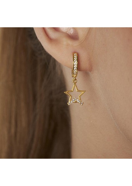 Parlayan Yıldız Küpeleri modelleri