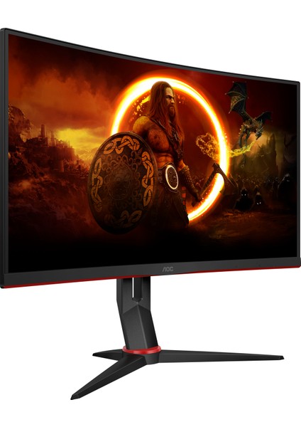 Aoc 27” C27G2Z3/BK 2xhdmı,2x Dısplayport, 1920X1080@280HZ Fhd, 16: 9, 4000: 1, 178/178 º 1 Ms Va Kulaklık Çıkışı (3,5mm) Vesa 100X100, Adaptıvesync