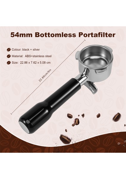 BES870XL, BES870BSXL, BES878BSS, BES880BSS, BES840XL Için 54MM Portafilter Paslanmaz Portafilter Filtre Tutucu (Yurt Dışından)