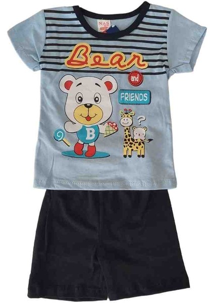 Hayvan Figürlü Şortlu Alt Üst Çocuk Takım fiyatları