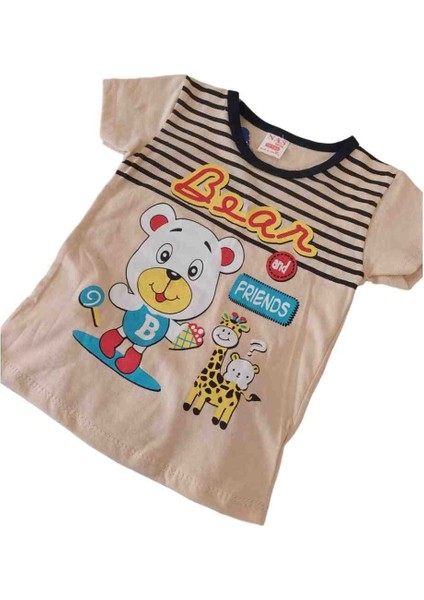 Hayvan Figürlü Şortlu Alt Üst Çocuk Takım fırsatları