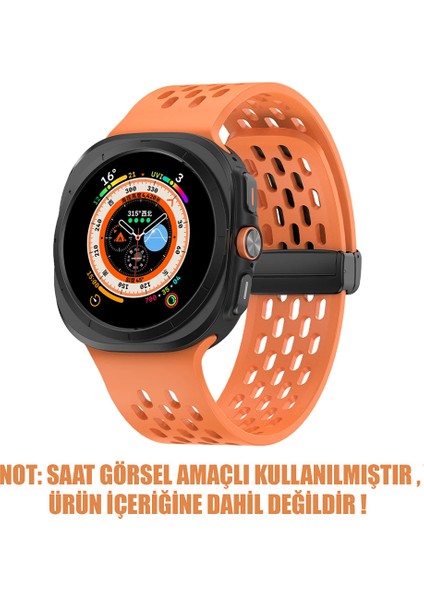 Samsung Galaxy Watch Ultra Kordon Orbit Oceanic Turuncu