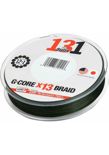 131 G-Core X13 Ip Misina Lo-Vıs Green 0.205MM - 300M - 12.7kg