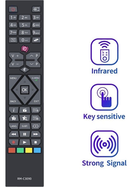 -C3090 -24VH42J -24VH30K -24VH43J -24VF47JH -32V48JH -32VH42J Akıllı Tv Için Uzaktan Kumandayı Değiştirin (Yurt Dışından)