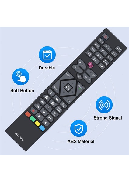 -C3090 -24VH42J -24VH30K -24VH43J -24VF47JH -32V48JH -32VH42J Akıllı Tv Için Uzaktan Kumandayı Değiştirin (Yurt Dışından)