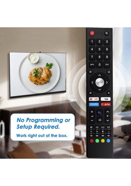 Akıllı 4K UHD Tv Için Uzaktan Kumandayı Değiştirin L32H7N L32H7S U43H7AN U43H7L U43H7LX U50H7AN U50H7N U55H7A (Yurt Dışından)