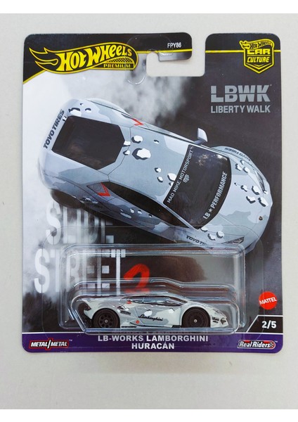 Premium Slide Street 2 Lb-Works Lamborghini Huracan Model Araba