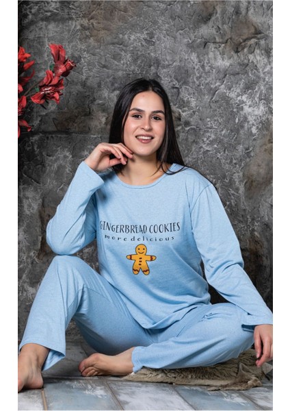 Kadın Uzun Kol Pijama Takımı