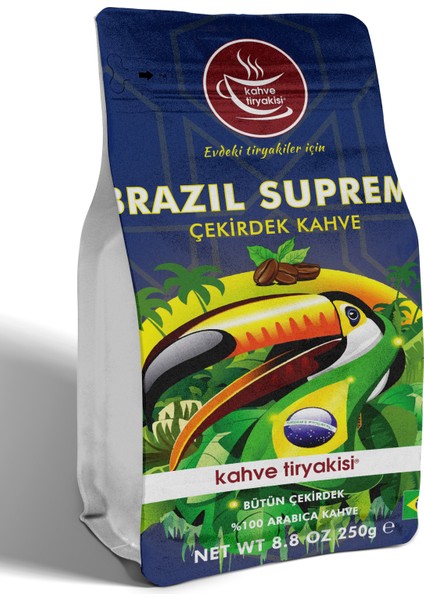 Kahve Tiryakisi Brazil Supreme Filtre Kahve 200 gr Paket