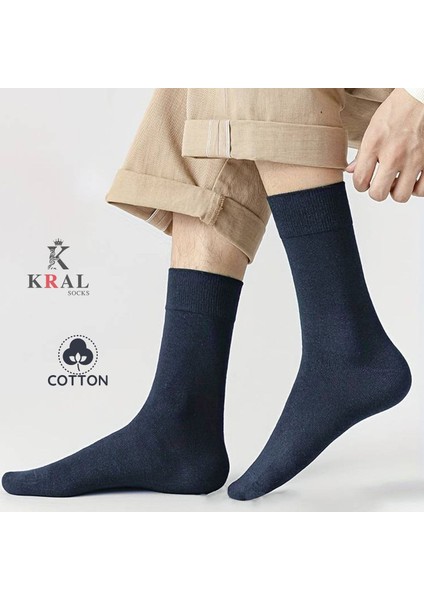 Kral Socks Erkek 5 Adet Yazlık Penye Orta Uzun Çorap