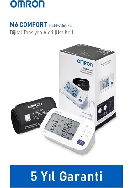 OMRON M6 Comfort HEM-7360-E Dijital Koldan Ölçer Tansiyon Aleti