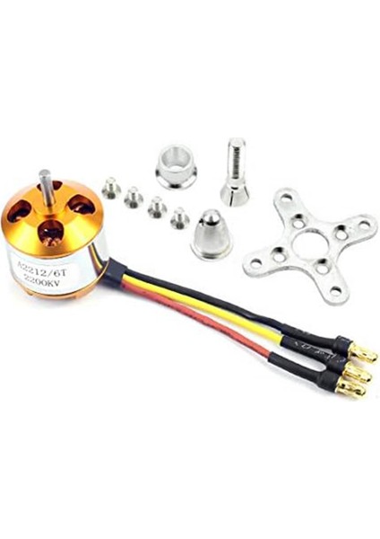 4 Adet 2212 2200KV Fırçasız Motor Montajlı 6t Dıy Rc Uçak Uçak Için Çok Helikopter Quadcopter Drone (Yurt Dışından)