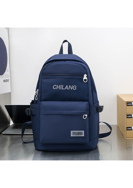 Ortaokul ve Lise Öğrencileri Için Büyük Kapasiteli Sırt Çantası, Basit ve Şık Sırt Çantası (Yurt Dışından)