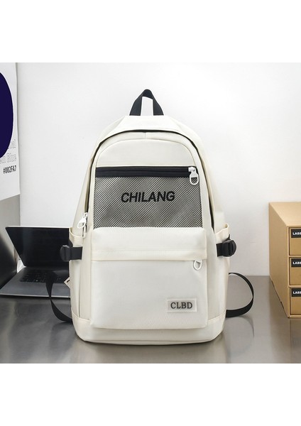 Ortaokul ve Lise Öğrencileri Için Büyük Kapasiteli Sırt Çantası, Basit ve Şık Sırt Çantası (Yurt Dışından)