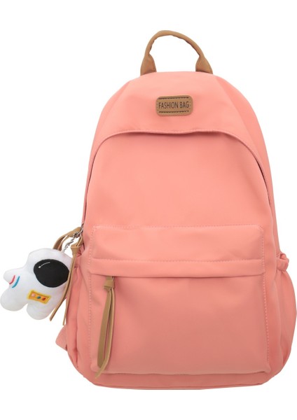 Sırt Çantası Kadın Büyük Kapasiteli Okul Çantası Ortaokul Doğum Günü Basit Rahat Sırt Çantası (Yurt Dışından)