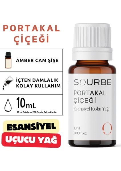 Portakal Çiçeği Esansiyel Uçucu Yağı Buhurdanlık Yağı Ortam Oda Kokusu Difüzör Hobi Esansı 10ML