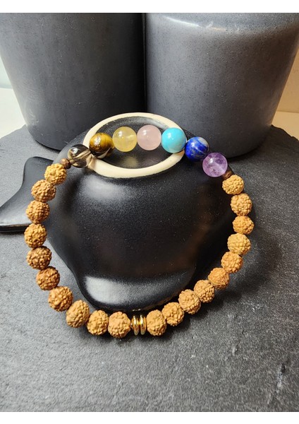 7 Çakra Orjinal Doğal Taş Kadın ve Erkek Bileklik Model-3 fiyatları