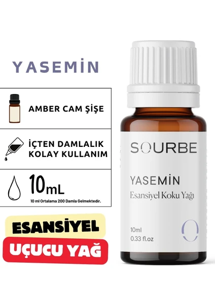 Yasemin Esansiyel Uçucu Koku Yağı Buhurdanlık Yağı Ortam Oda Kokusu Difüzör Esansı Hobi Esansı 10ML