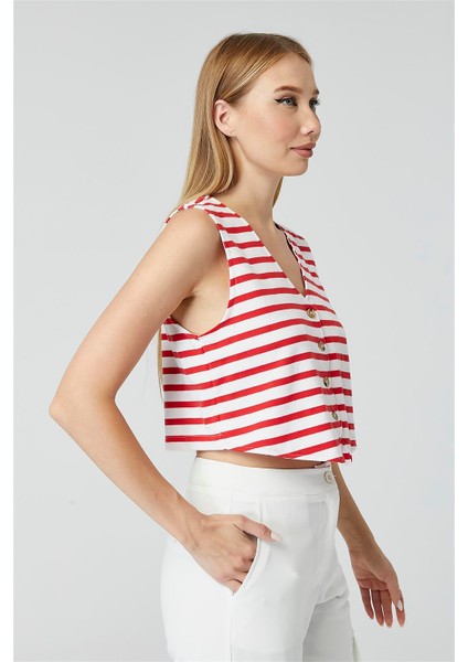 Çizgili Penye Yelek fiyatları