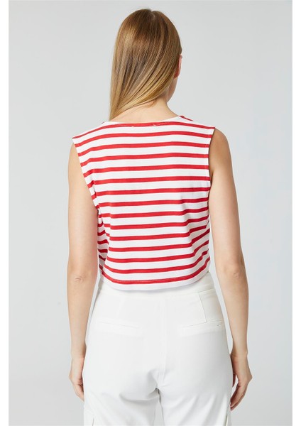 Çizgili Penye Yelek fırsatları