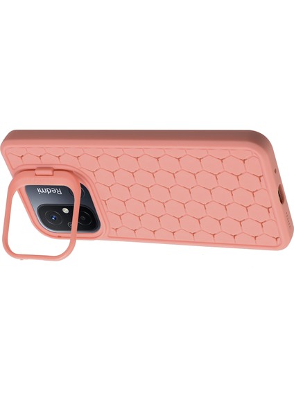 Xiaomi Redmi 12C 4g Lens Çerçevesi Kickstand Tpu Telefon Kapağı (Yurt Dışından)