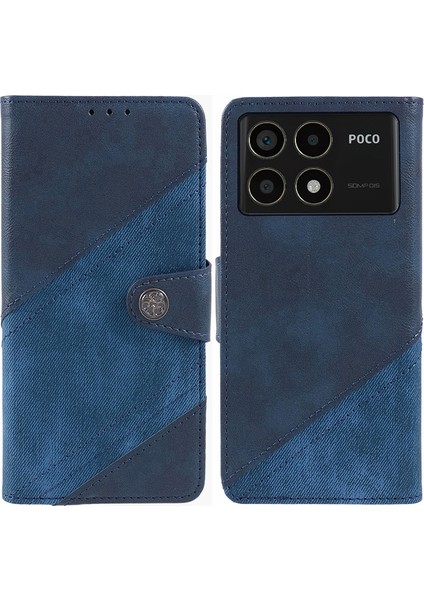 Xiaomi Poco F6 Pro 5g Cüzdan Deri Telefon Kılıfı (Yurt Dışından)