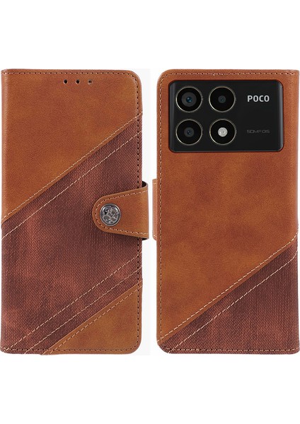 Xiaomi Poco F6 Pro 5g Cüzdan Deri Telefon Kılıfı (Yurt Dışından)