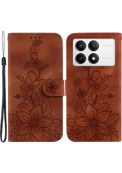 Xiaomi Poco F6 Pro 5g 5g Pu Deri Standlı Telefon Kapağı (Yurt Dışından)