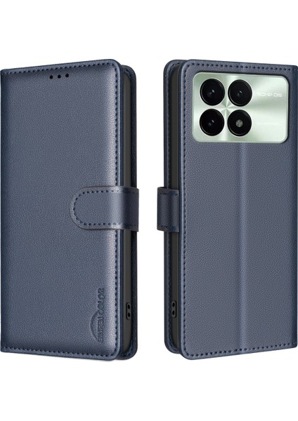 Xiaomi Poco F6 Pro 5g Rfıd Engelleme Pu Deri Telefon Kapağı (Yurt Dışından)