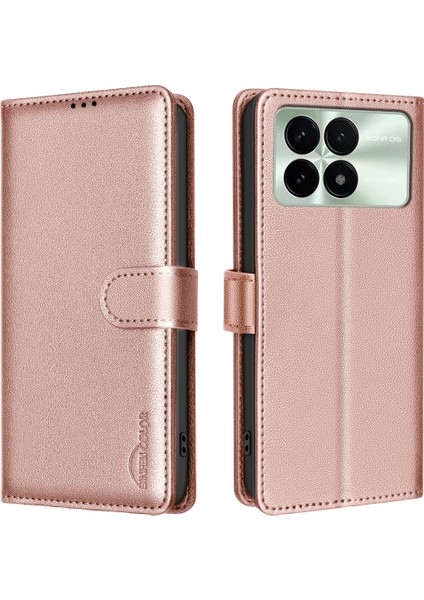 Xiaomi Poco F6 Pro 5g Rfıd Engelleme Pu Deri Telefon Kapağı (Yurt Dışından)