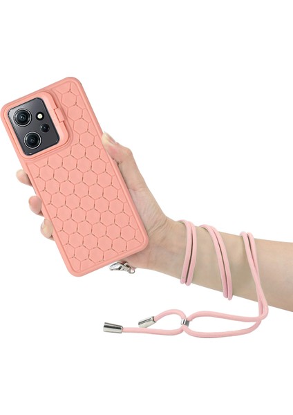 Xiaomi Redmi Note 12 4g Lens Çerçevesi Kickstand Tpu Telefon Kapağı ile Kordon (Yurt Dışından)