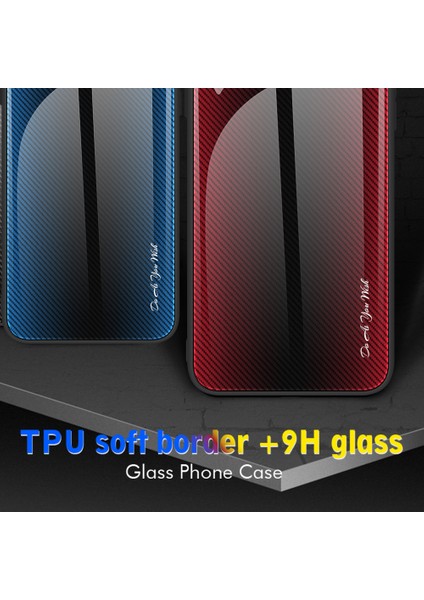 Xiaomi Poco F6 Pro 5g Tpu+Temperli Cam Karbon Fiber Doku Telefon Kapağı (Yurt Dışından)