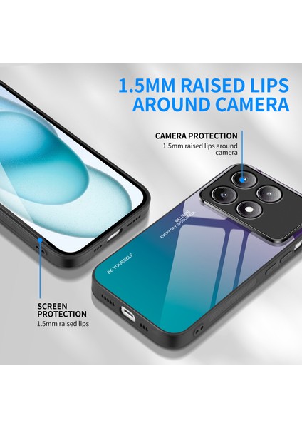 Xiaomi Poco F6 Pro 5g Temperli Cam Telefon Kapağı (Yurt Dışından)