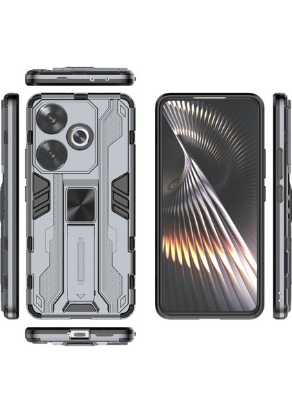 Xiaomi Poco F6 5g Pc + Tpu Sert Zırh Telefon Kılıfı ve Kickstand (Yurt Dışından) fırsatları