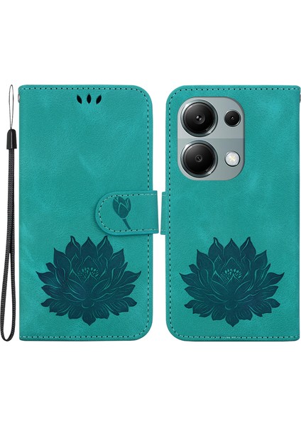 Xiaomi Redmi Note 13 Pro 4g / Poco M6 Pro 4g Kart Yuvalı Deri Telefon Kılıfı (Yurt Dışından)