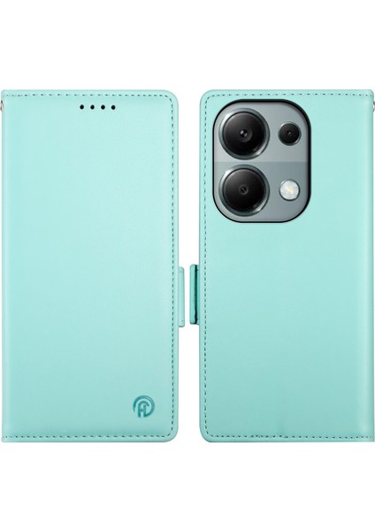 Xiaomi Redmi Note 13 Pro 4g / Poco M6 Pro 4g Folio Standı Deri Telefon Kılıfı (Yurt Dışından)
