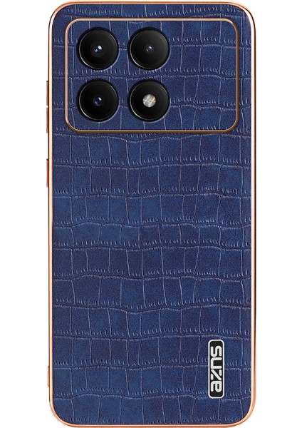 Xiaomi Poco F6 Pro 5g Timsah Dokulu Pu Deri Arka Kapak (Yurt Dışından)
