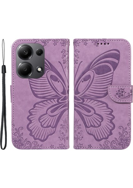Xiaomi Redmi Note 13 Pro 4g / Poco M6 Pro 4g Telefon Pu Deri Flip Telefon Kapağı (Yurt Dışından)