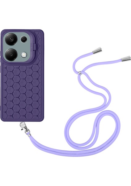 Xiaomi Redmi Note 13 Pro 4g / Poco M6 Pro 4g Tpu Kickstand Kapaklı Kordon (Yurt Dışından)