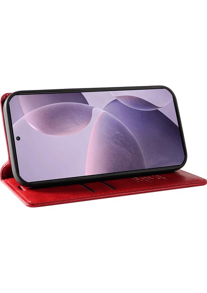 Xiaomi Poco F6 Pro 5g Deri Telefon Kılıfı (Yurt Dışından)