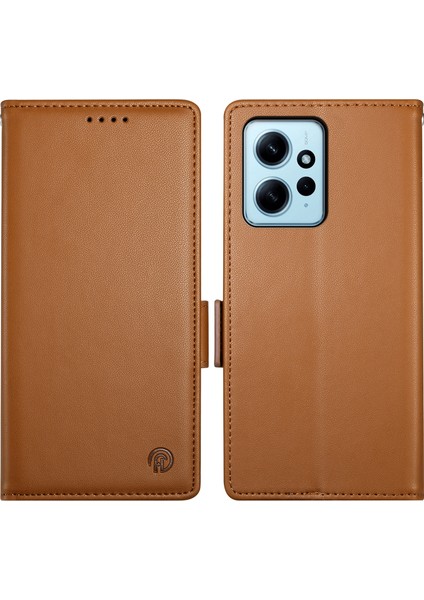 Xiaomi Redmi Note 12 4g Darbeye Dayanıklı Deri Telefon Kılıfı (Yurt Dışından)