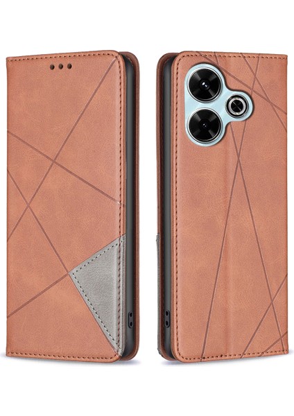 Xiaomi Redmi 13 4g / Poco M6 4g Pu Deri Telefon Kılıfı (Yurt Dışından)