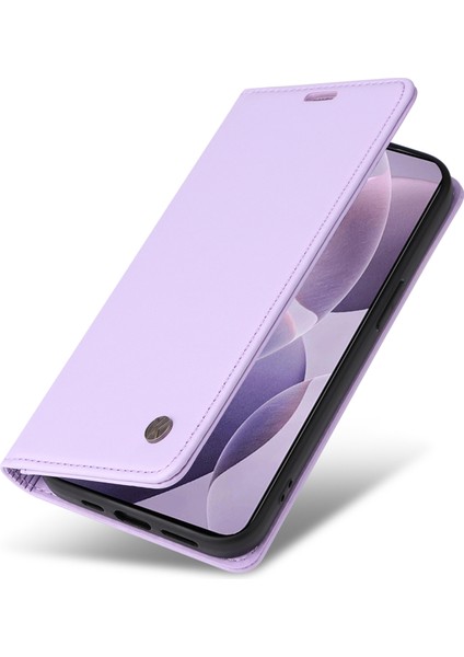 Xiaomi Poco F6 Pro 5g Standı Pu Deri Telefon Kapağı (Yurt Dışından)