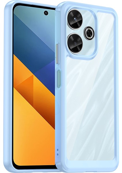 Xiaomi Poco M6 4g / Redmi 13 4g Tpu+Akrilik Düşmeyi Önleyici Telefon Kapağı (Yurt Dışından)