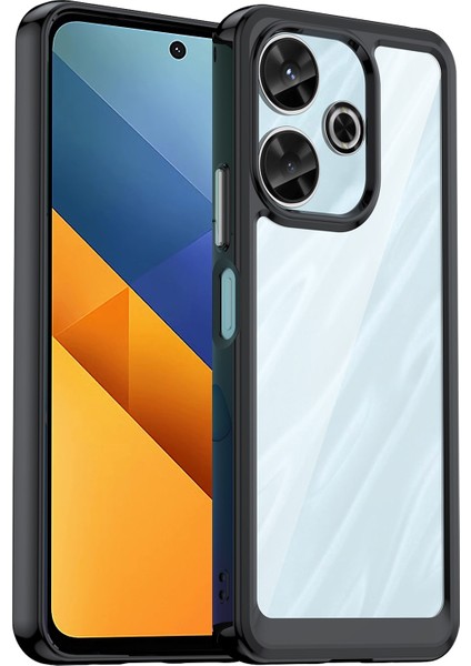 Xiaomi Poco M6 4g / Redmi 13 4g Tpu+Akrilik Düşmeyi Önleyici Telefon Kapağı (Yurt Dışından)