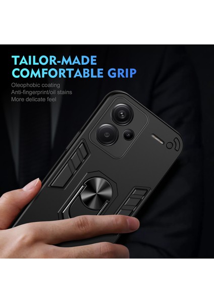 Xiaomi Redmi Note 13 Pro Plus 5g Dönen Kickstand Pc+Tpu Telefon Kapağı (Yurt Dışından)