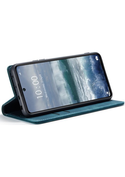 Xiaomi Redmi Note 13 Pro 5g / Poco X6 5g Deri Folyo Cüzdan Telefon Kılıfı (Yurt Dışından) modelleri