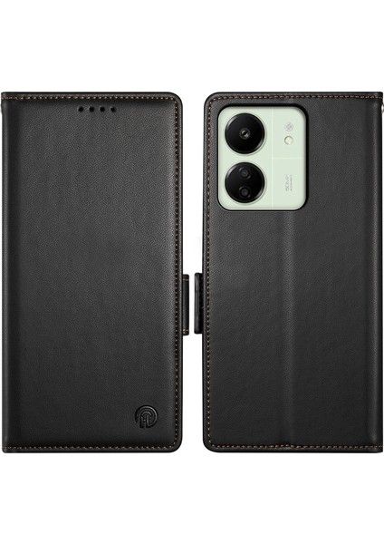 Xiaomi Redmi 13C / Poco C65 4g / Poco M6 5g Kart Tutucu Deri Halkalı Telefon Kılıfı Kapağı (Yurt Dışından)